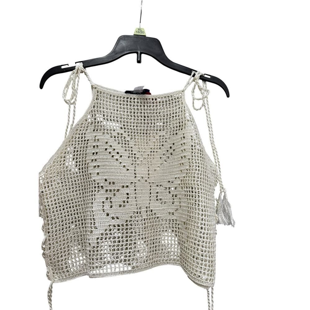 MYBEACHYSIDE Crochet Butterfly Top - Size XS-S - NWT - Picture 4 of 4
